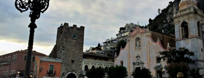 Piazza IX Aprile is one of Visit Taormina.