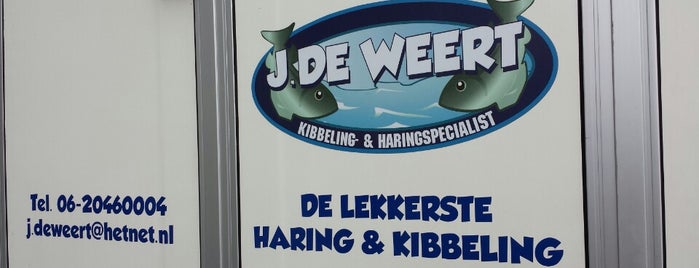 Kibbeling- & haringspecialist J. de Weert is one of أمستردام.