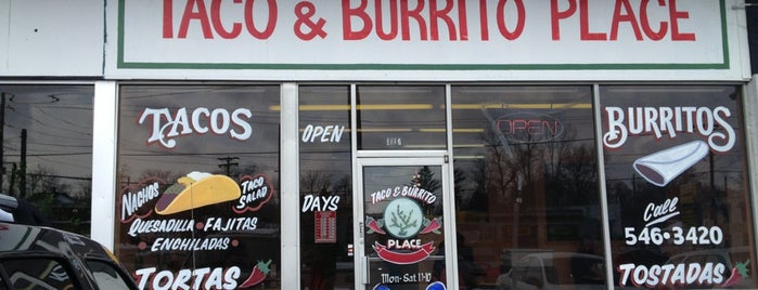 Taco And Burrito Place is one of The 9 Best Places for Horchata in Indianapolis.
