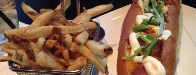 RS - Real Sports is one of The 15 Best Places for Hot Dogs in Toronto.
