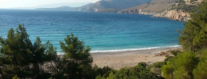 Τραχήλι (Trachili Beach) is one of Lugares guardados de Çağlar.