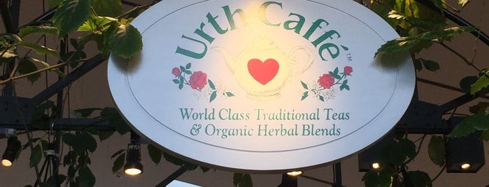 Urth Caffé is one of cafe visited.