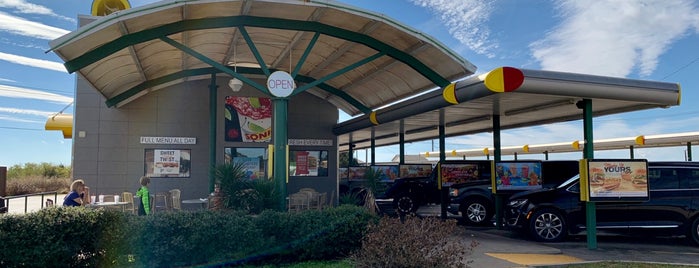 Sonic Drive-In is one of places ive gone to.