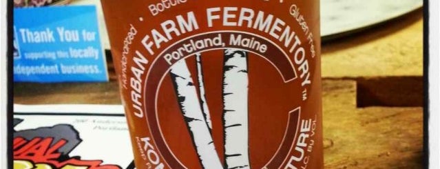 Urban Farm Fermentory is one of The Beer Babe's guide to Portland.