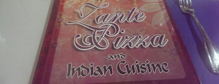 Zante Pizza and Indian Cuisine is one of Lugares guardados de Amritha.