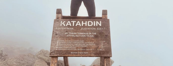 Mount Katahdin Summit is one of Best Spots on the AT.