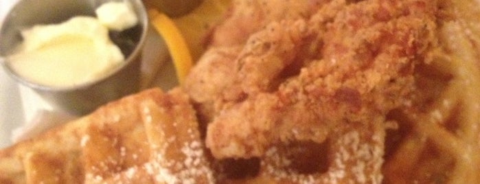 Sckavone's is one of The 13 Best Places for Chicken & Waffles in Portland.