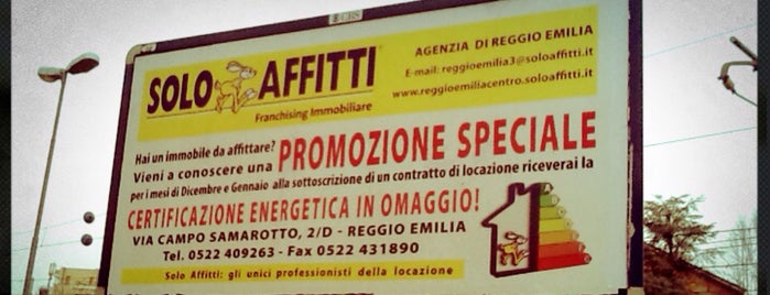 Solo Affitti Reggio Emilia is one of Work, Foodie & similar.