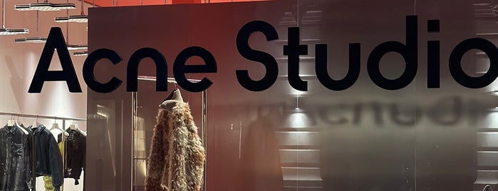 Acne Studios is one of SF / NAPA 2.0.