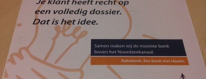 Rabobank is one of Adviescentra Rabobanken in Noord-Holland.