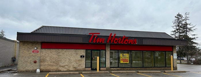 Tim Hortons is one of Saved Locations.