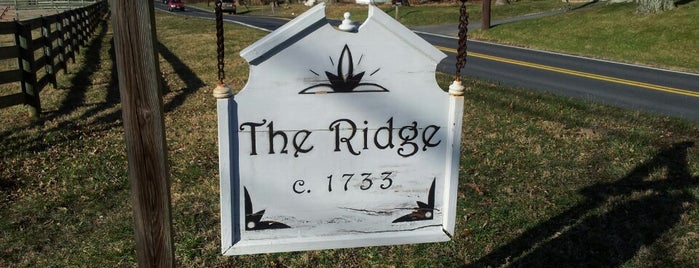 The Ridge (Colonel Zadok Magruder Home) is one of National Register of Historic Places in MOCO.
