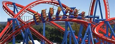 Six Flags Over Georgia is one of The Best Things to do in Atlanta in the Summer.