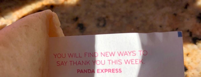 Panda Express is one of Work Restaurants.