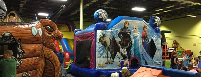 Jump Zone is one of Indoor places to take the kids.