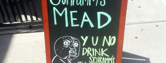 Schramm's Mead is one of Beer / RateBeer's Top 100 Brewers [2015].