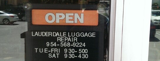 Lauderdale Luggage Repair is one of สถานที่ที่ Jason ถูกใจ.