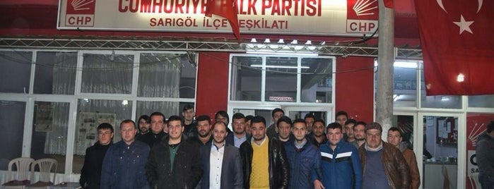 Cumhuriyet Halk Partisi Sarıgöl İlçe Teşkilatı is one of themaraton.
