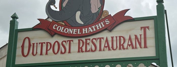 Colonel Hathi's Pizza Outpost is one of Disneyland Paris.