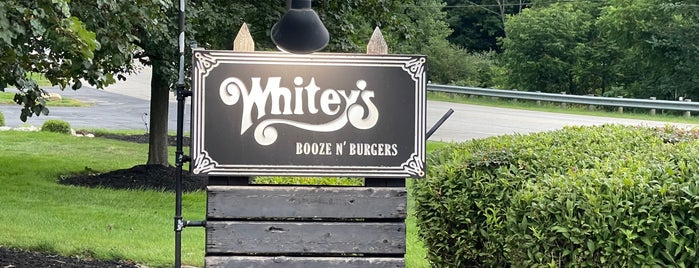 Whitey's Booze N' Burgers is one of Akron Highlights.