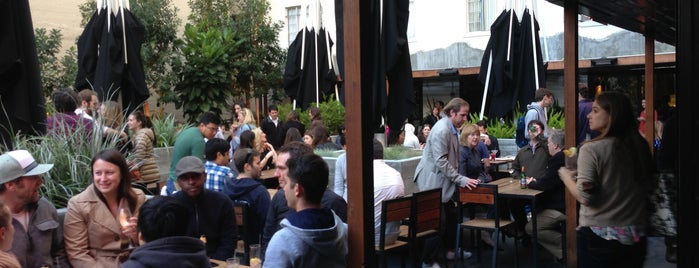 Jones is one of The San Franciscans: Patio Seating.