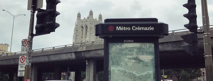 STM Station Crémazie is one of Montreal Metro.