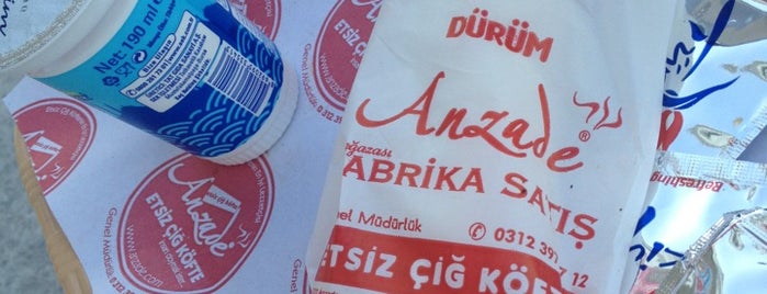 Anzade Çiğköfte is one of ‏‏‎さんの保存済みスポット.