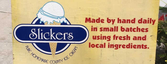 Slickers Ice Cream is one of PEC.