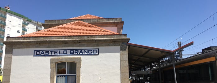 Estação Ferroviária de Castelo Branco is one of Transportes.