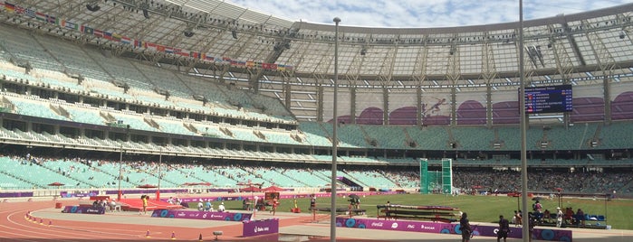 Baku Olympic Stadium is one of Bakü.