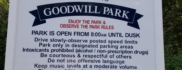 Goodwill Park is one of walking spots.