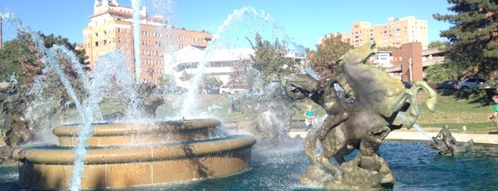 JC Nichols Memorial Fountain is one of KC.