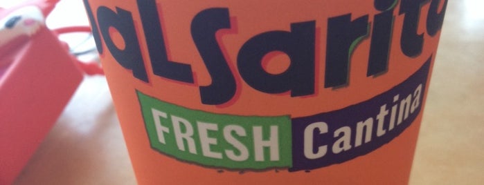 Salsarita's Fresh Mexican Grill is one of Tempat yang Disukai Mike.