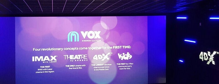 VOX Cinemas is one of สถานที่ที่ Sam ถูกใจ.
