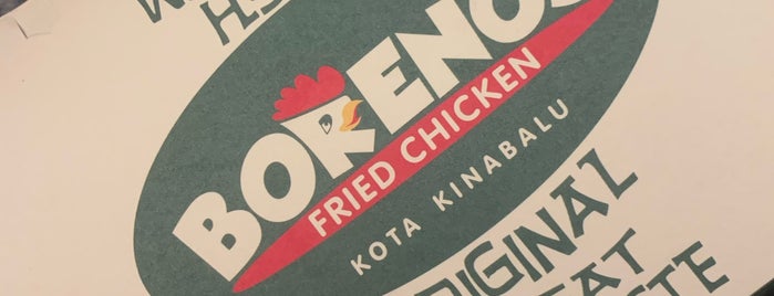 Borenos Fried Chicken is one of Kota Kinabalu, Sabah.