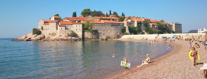 Plaža Sveti Stefan is one of Montenegro.