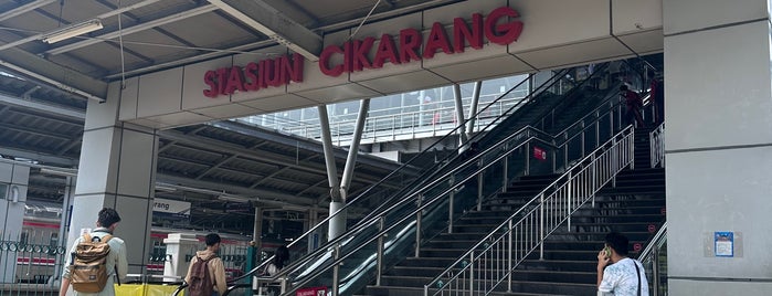 Stasiun Cikarang is one of Stasiun Kereta Api.