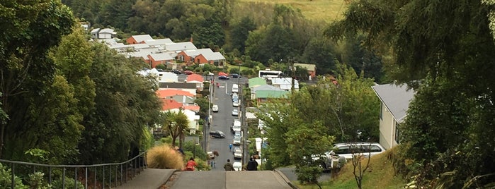 Baldwin Street (The World's Steepest Street) is one of Lugares favoritos de Jason.
