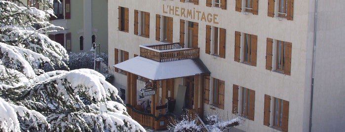 Hôtel L'Hermitage is one of Tempat yang Disukai Cenker.