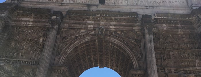 Arc de Septime Sévère is one of Rome.