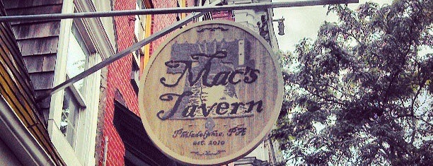 Mac's Tavern is one of philly.