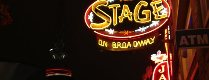The Stage on Broadway is one of Nashville!.