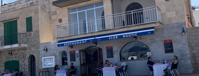 Restaurant Club Nàutic Portocolom is one of Mallorca.