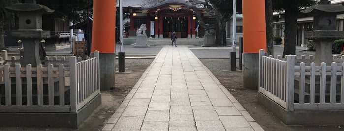 旗岡八幡神社 is one of 城 (武蔵).