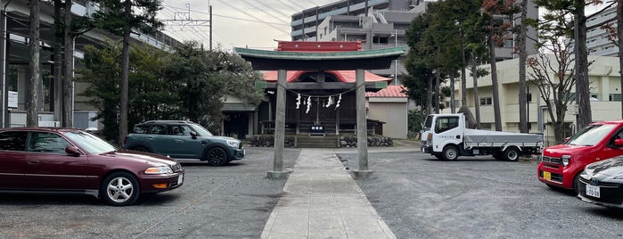 乞田八幡神社 is one of 城 (武蔵).