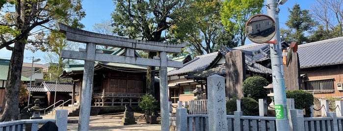 烏山神社 is one of 城 (武蔵).