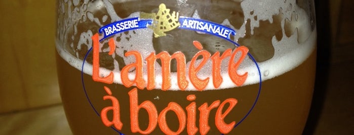 L'Amère à Boire is one of Best of Québec's brewpubs.