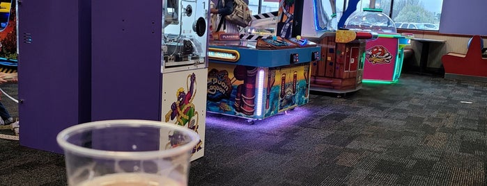 Chuck E. Cheese is one of Daily stops.