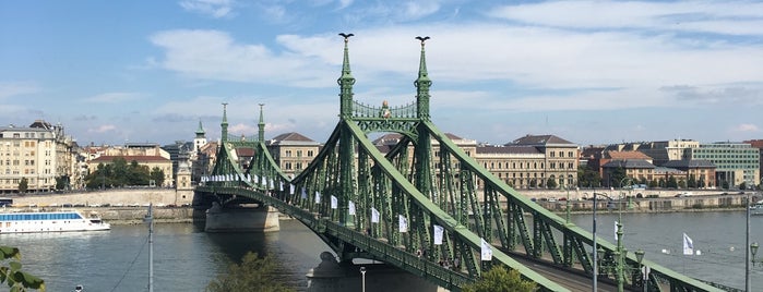 Szabadság híd is one of Budapest.