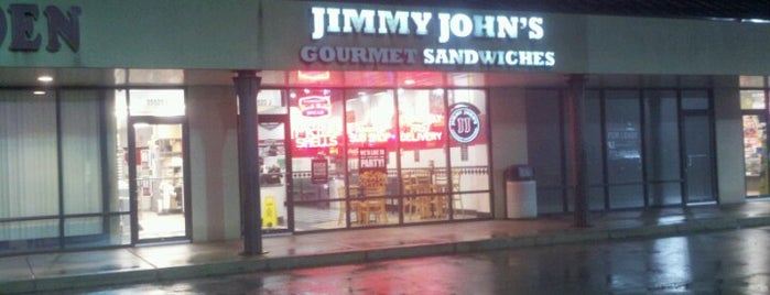 Jimmy Johns is one of The usual.